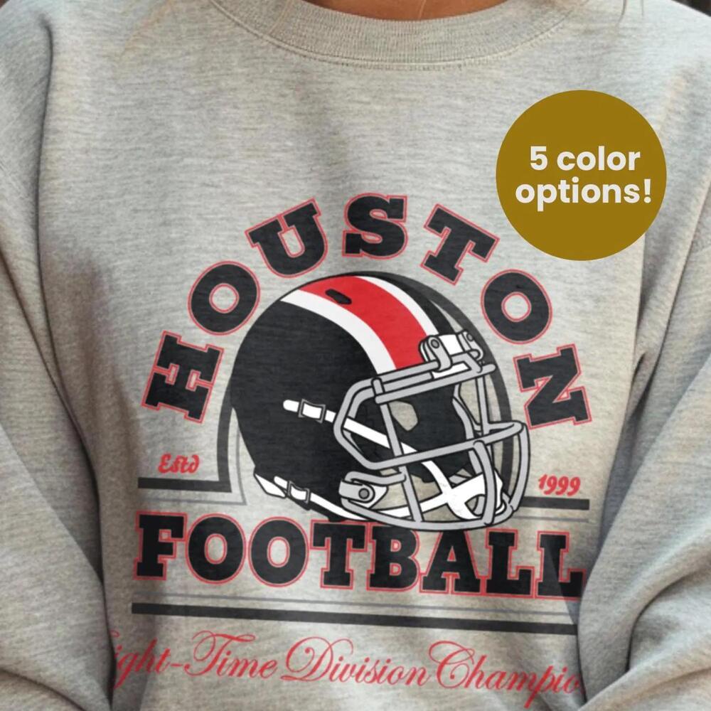 Houston Football Sunday Game Day Unisex Sportswear Lover Fan Sweatshirt